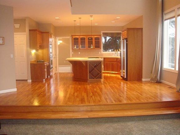 Kitchen - Cherry Floors & Cabinets