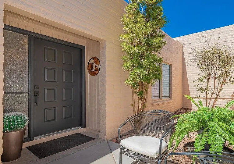 private front door entrance