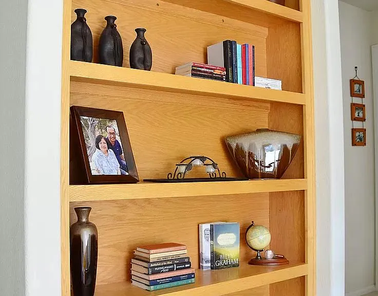 Upstairs Floor to Ceiling Library