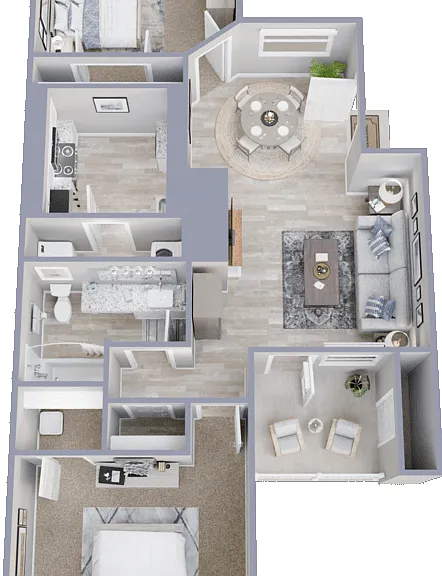 A2 Classic Floorplan Diagram