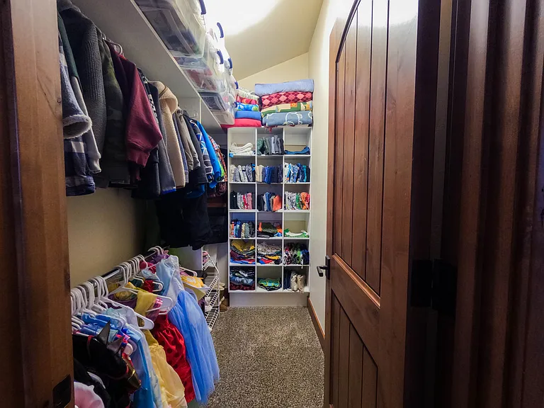 Upstairs Walk in closet