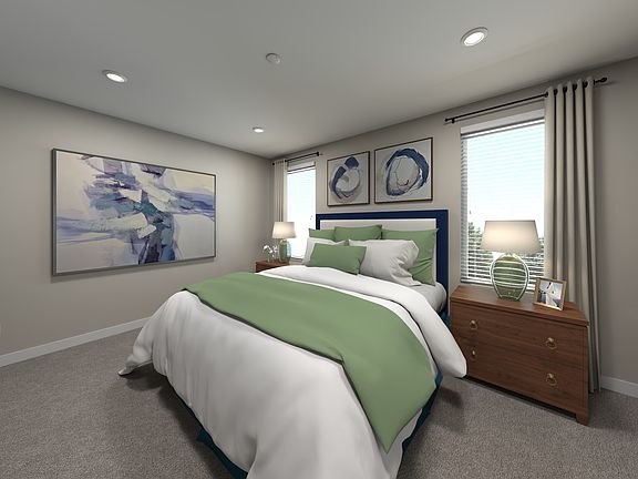 Emerald floorplan interior image rendering at a Meritage Homes Community in Eagle Mountain, UT.