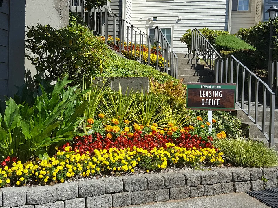 Our Apartments Leasing Office at Newport Heights Apartment in Tukwila Washington