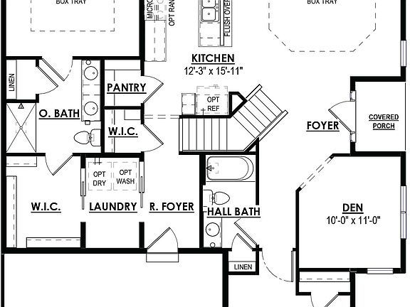 The Caroline Floor Plan