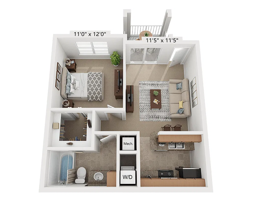 Floor plan Plan A
