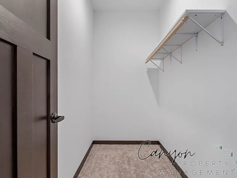 Oversized Walk in Closets in Bedrooms!