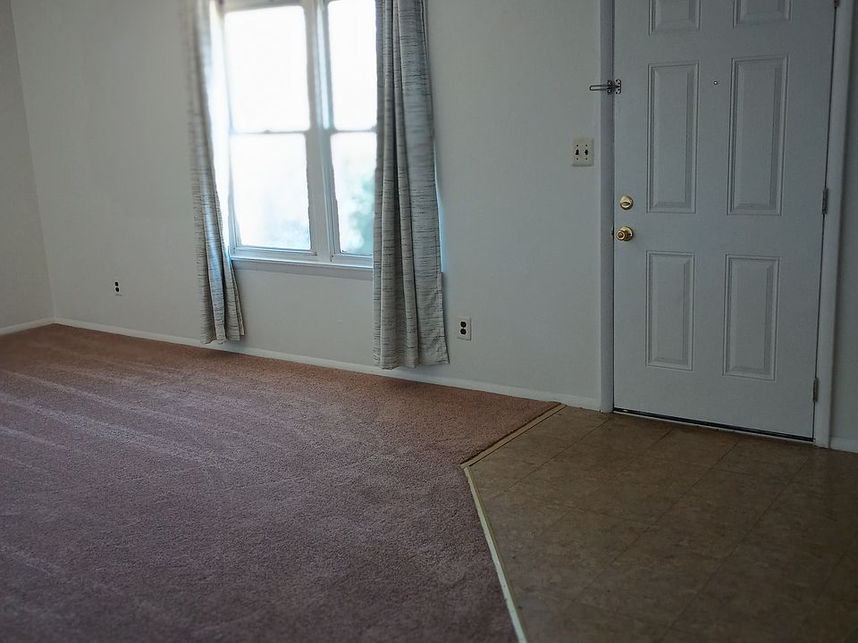 Living room showing entry door