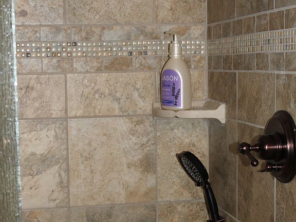 Recently remodeled master bath