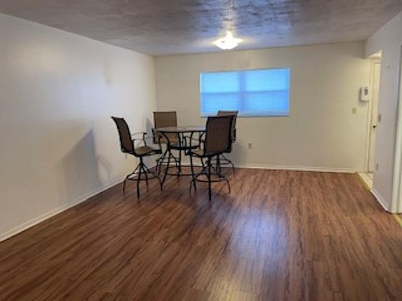 View from hallway to living room.