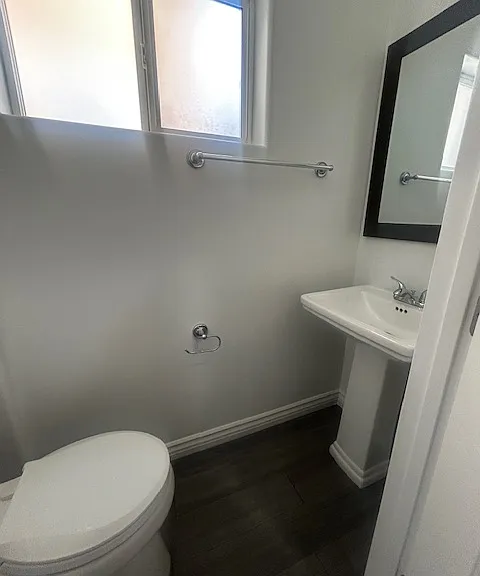 down stairs 1.5 restroom