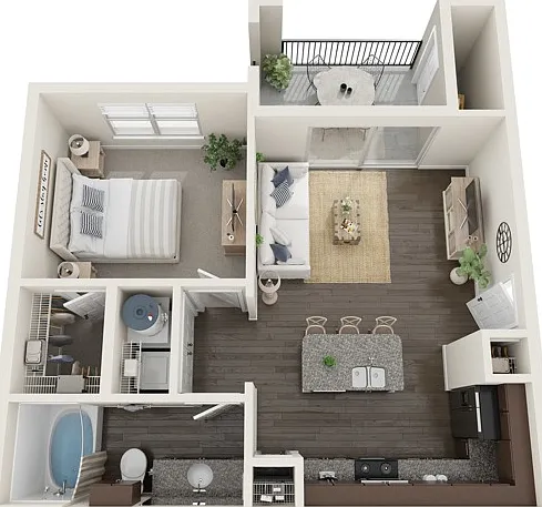 A1 One Bedroom One Bathroom 625 sqft A1 One Bedroom One Bathroom 625 sqft