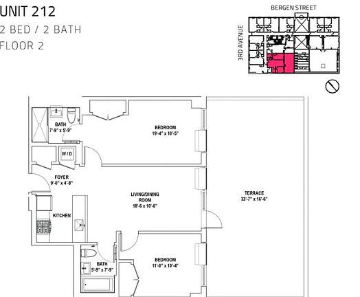 2nd image of 316 Bergen St #212