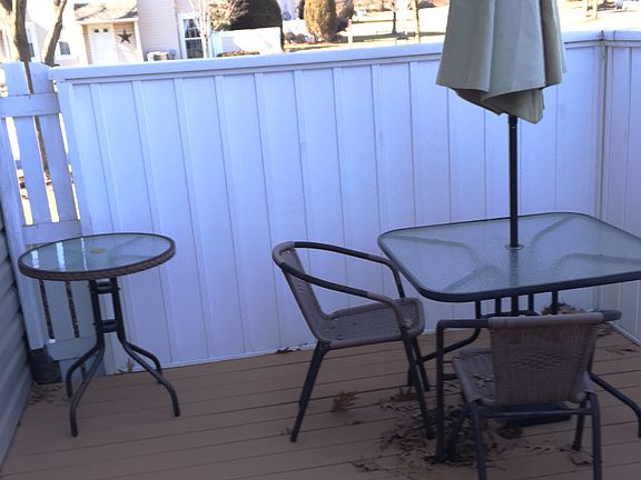 Private enclosed Deck