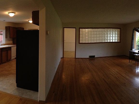 panorama of kitchen & living