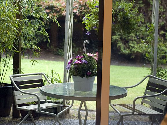 Back Patio off Dining Room