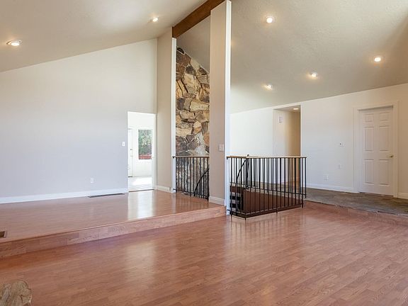 Open living and dining space