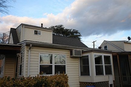 The back of the house