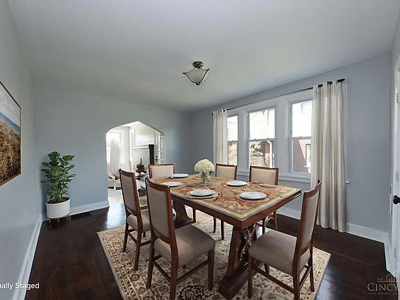 dining room with furniture