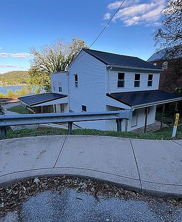 Side view from street