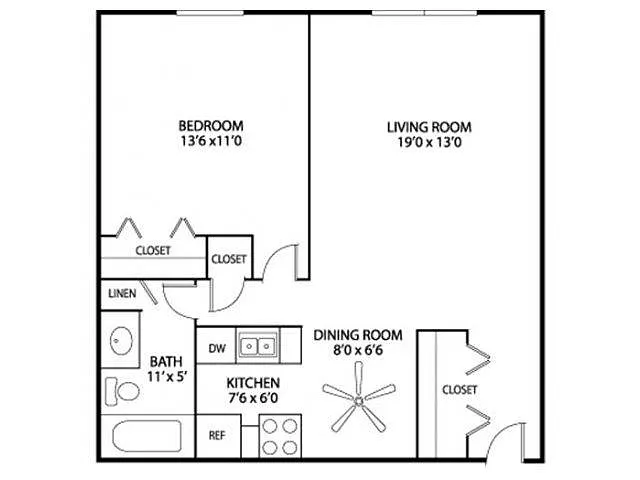 Floor plan Hamline