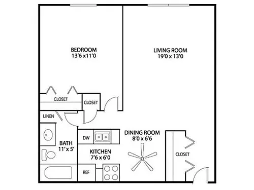Floor plan Hamline