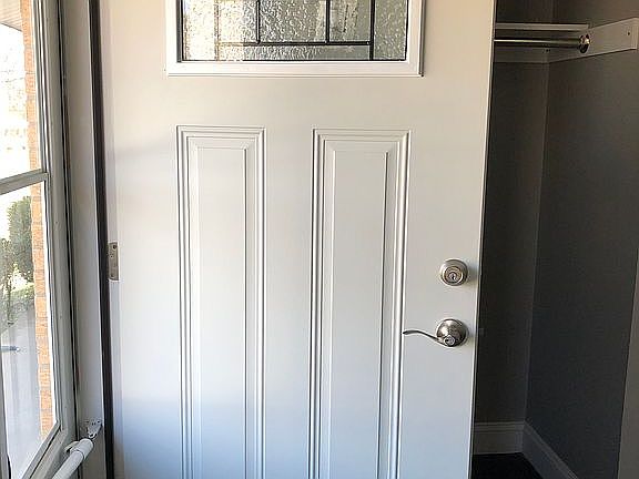 New exterior door
