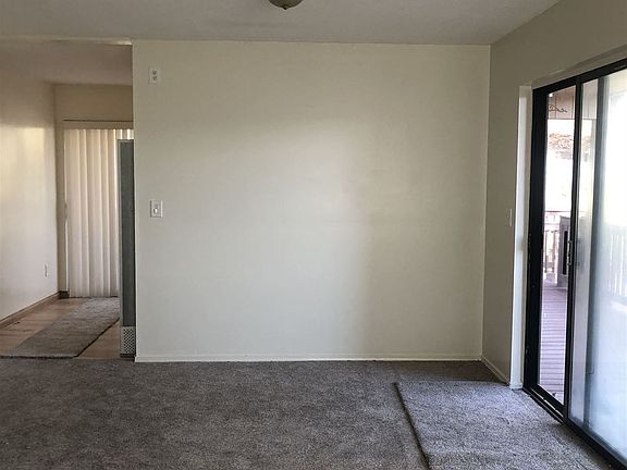 Dining Room with sliding door to the deck