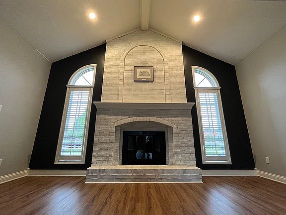Fireplace in living room