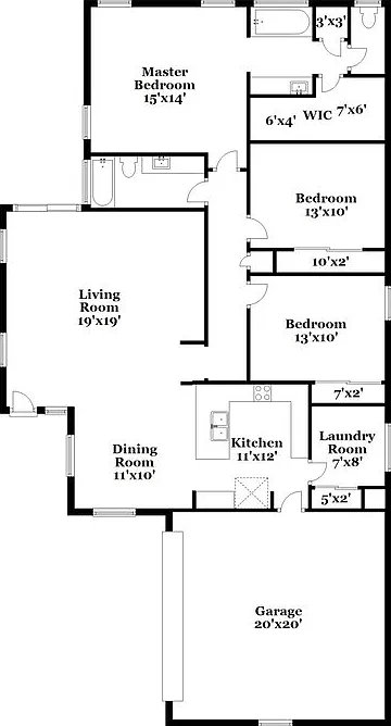 3 bed, 2.0 bath, 1602 sqft, $2,085 — Photo 2
