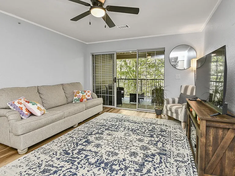 furnished living area