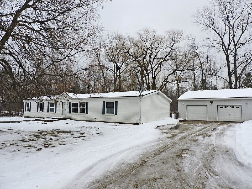 HORSE PROPERTY OR MINI FARM! Located in Midland Public schools, this home is set up with 6.3 acres, a 24x30 horse barn with electricity, water and 2 stalls, hay area and room for another stall or tack room, 1.5 acres electric fence pasture and woods behind for hunting or trail riding.  Home is well kept with laminate flooring, updated paint, and modified floor plan to create a unique and open floor plan.