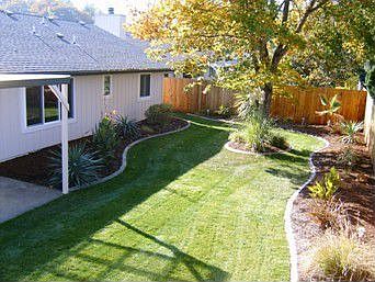 Beautifully landscapped with underground sprinkler system front and back