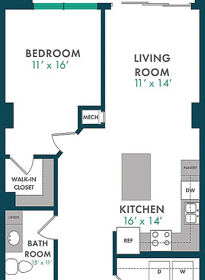 Floor Plan C1 | Domain | Apartments in Madison, WI Floor Plan C1 | Domain | Apartments in Madison, WI