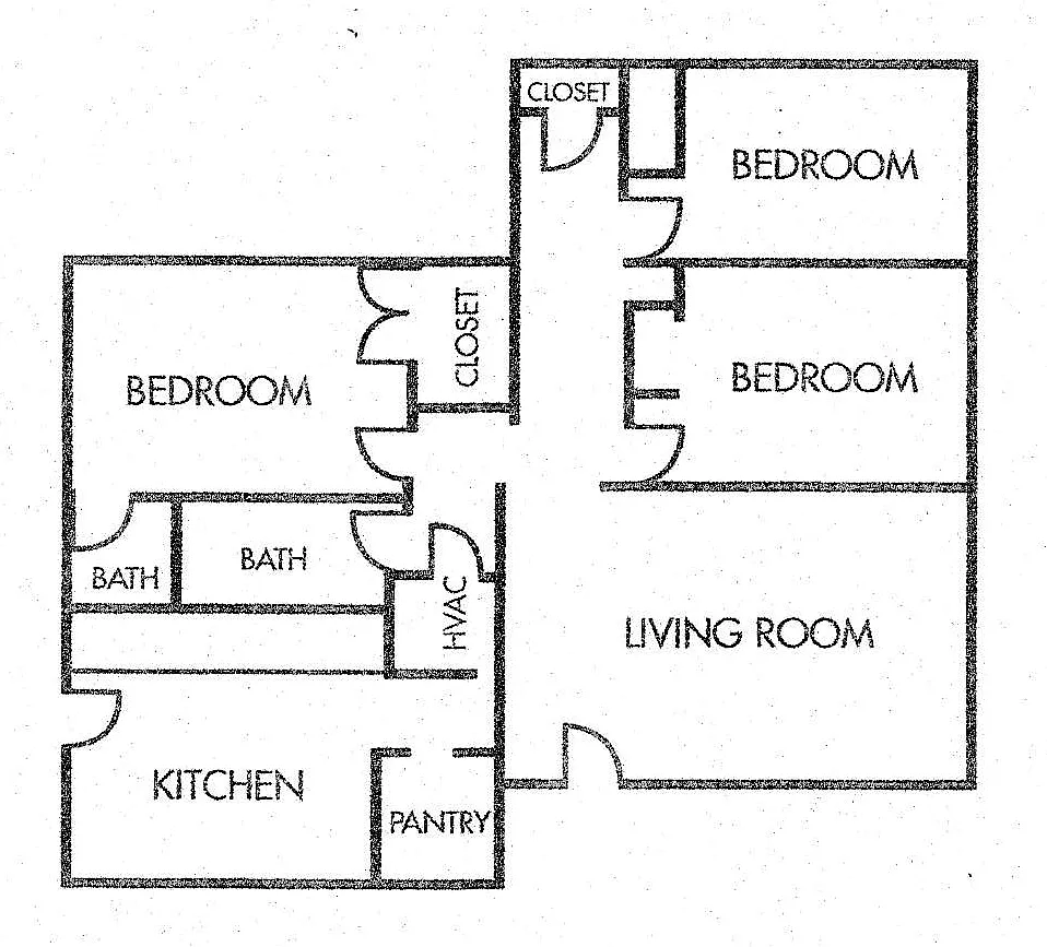 Floor plan 3x2 Partial
