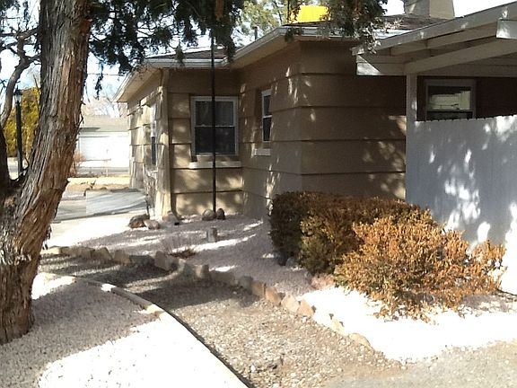 Side view of house 