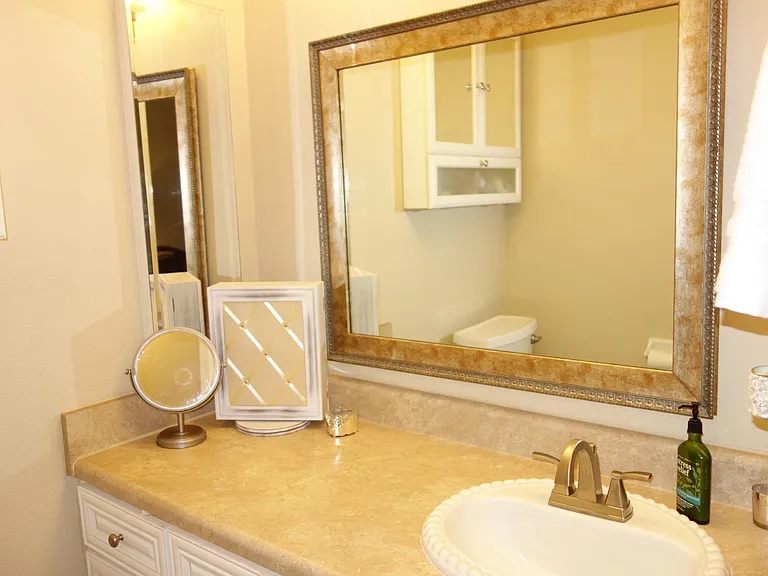 Master bath vanity.