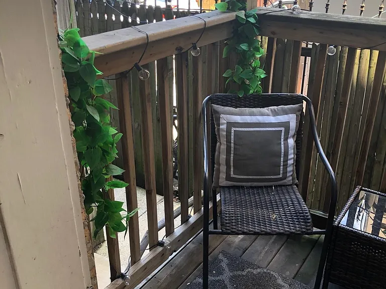 Individual Patio for Unit By Back Entrance