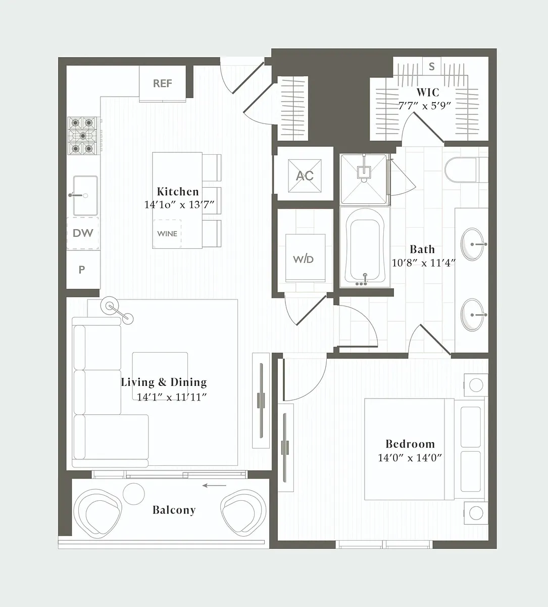 Floor plan A21