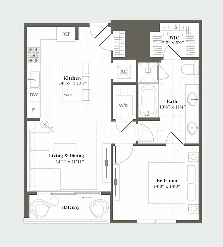 Floor plan A21