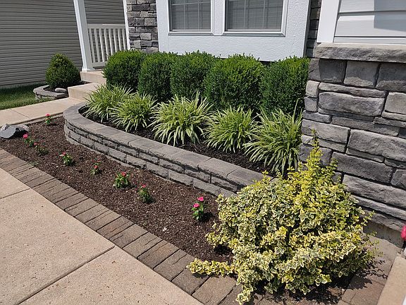 2 tiered landscaping