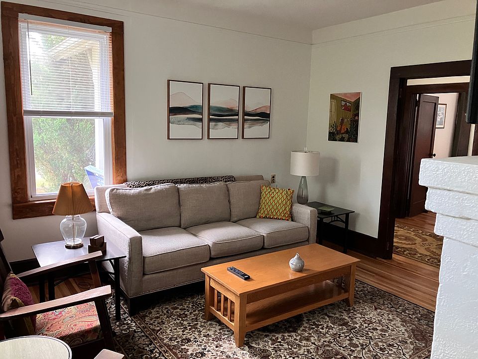 Comfy couch in the living room...