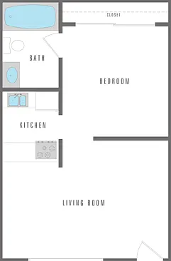 1 Bed 1 Bath 1 Bed 1 Bath