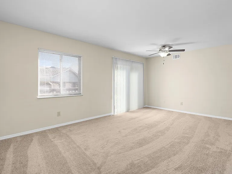 Deerfield Apartments | 2 Bedroom Remodel | Living & Dining Space Deerfield Apartments | 2 Bedroom Remodel | Living & Dining Space