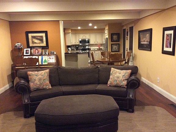 Open living room/kitchen.