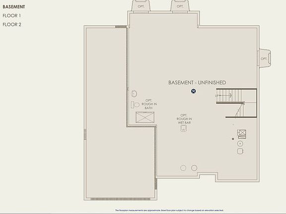 Willwood Floor Plan, Quick Move-In Home, Basement