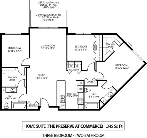 Floor plan Home Suite