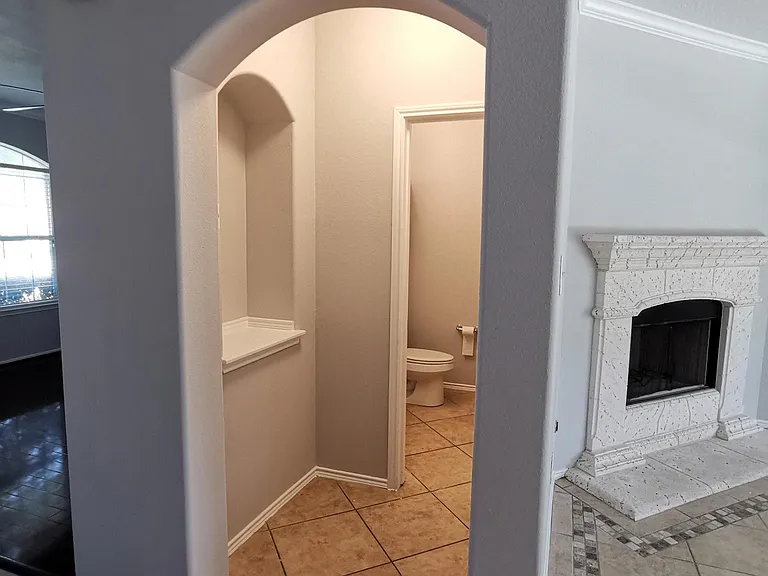 Downstair half bath