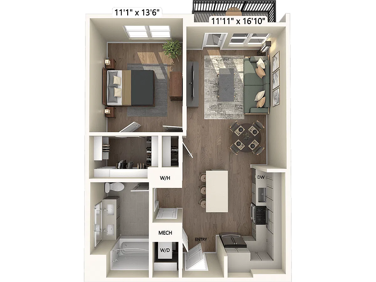Floor plan A2m1-Upgrade