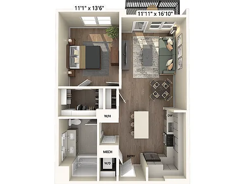 Floor plan A2m1-Upgrade