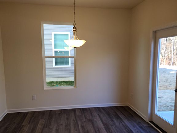 Breakfast area off the kitchen.